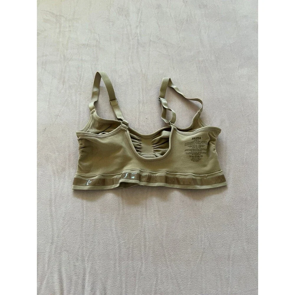 SKIMS SEAMLESS SCULPT BRALETTE- size Large- color clay - new unworn - Picture 7 of 8